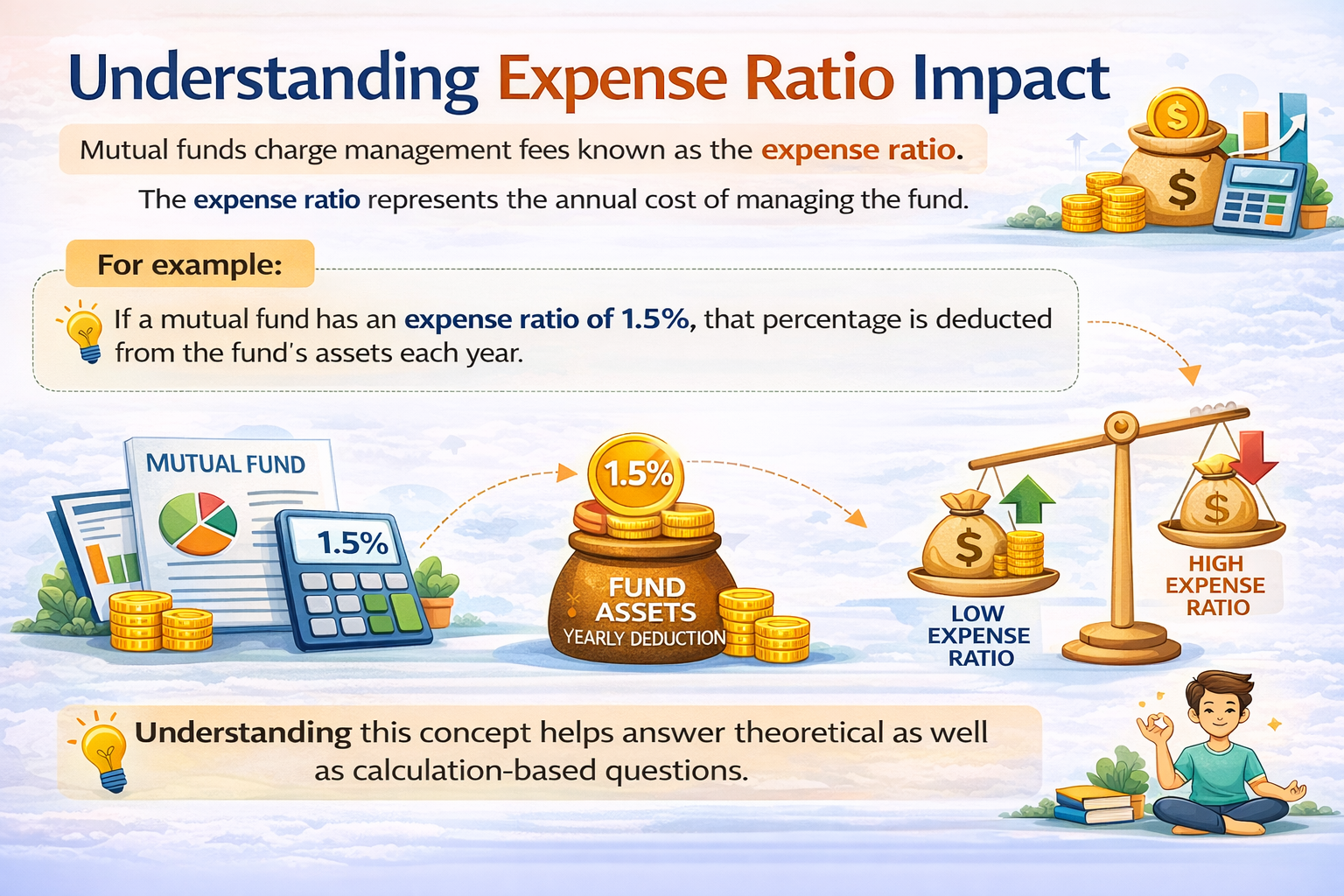 Understanding Expense Ratio Impact Infographic